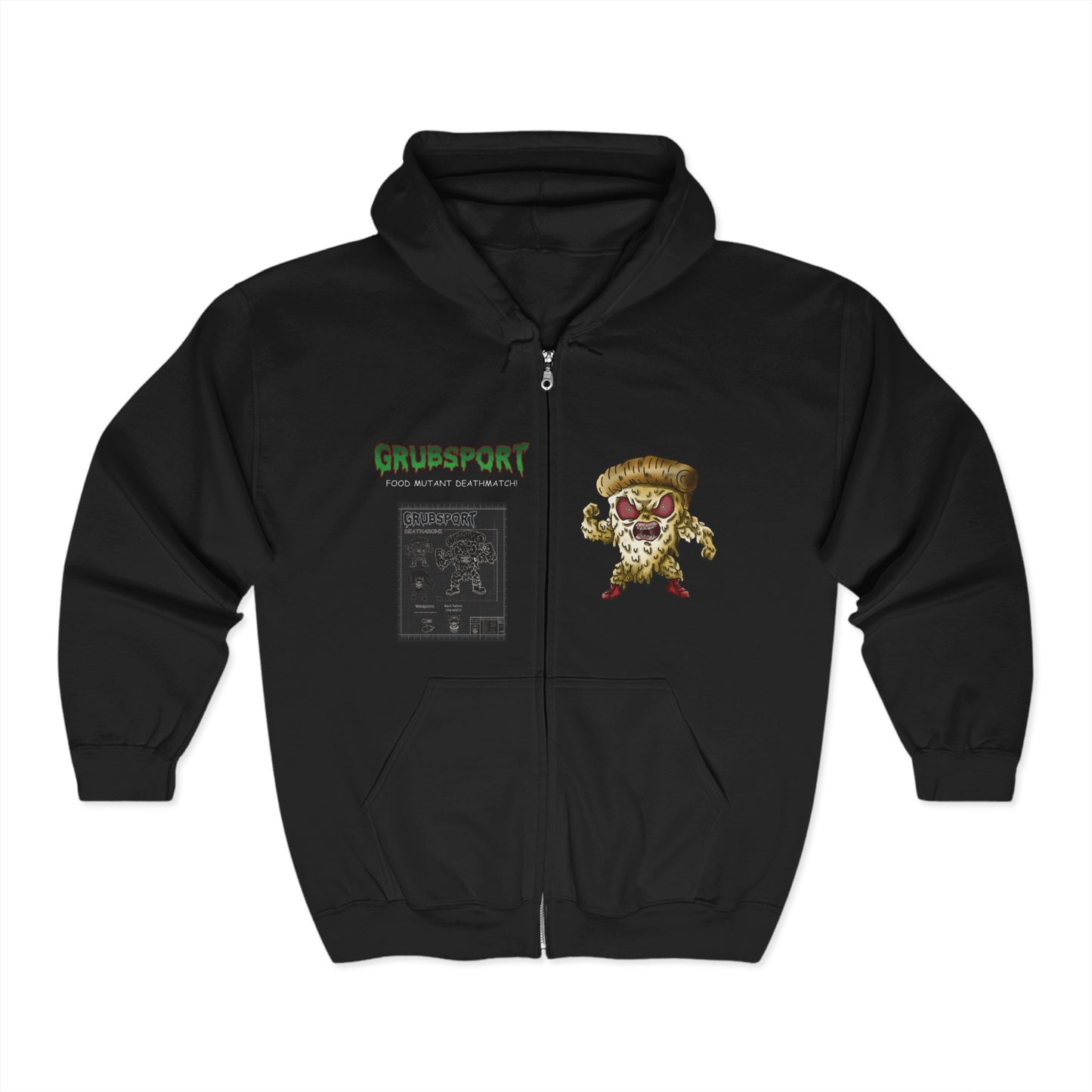 Deatharoni Full Zip Hooded Sweatshirt