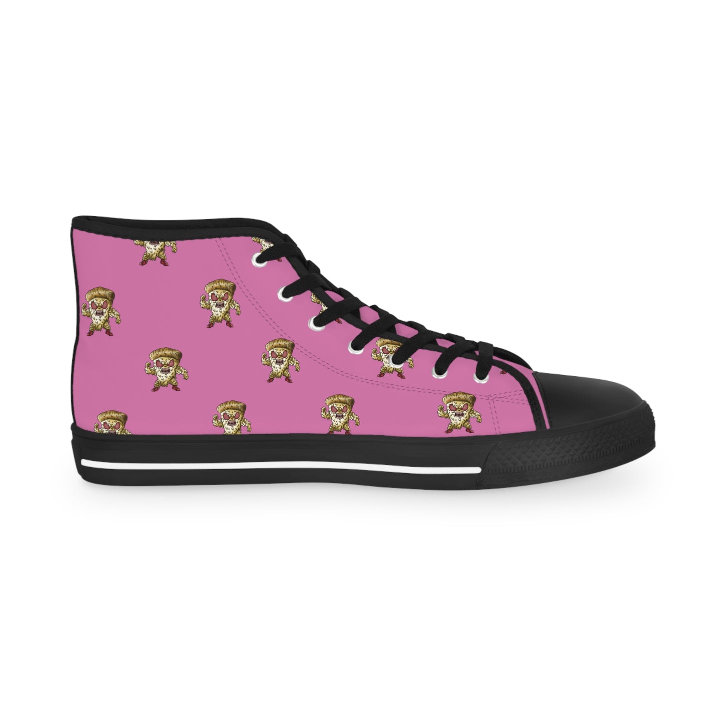 Deatharoni Pink Men's High Top Sneakers