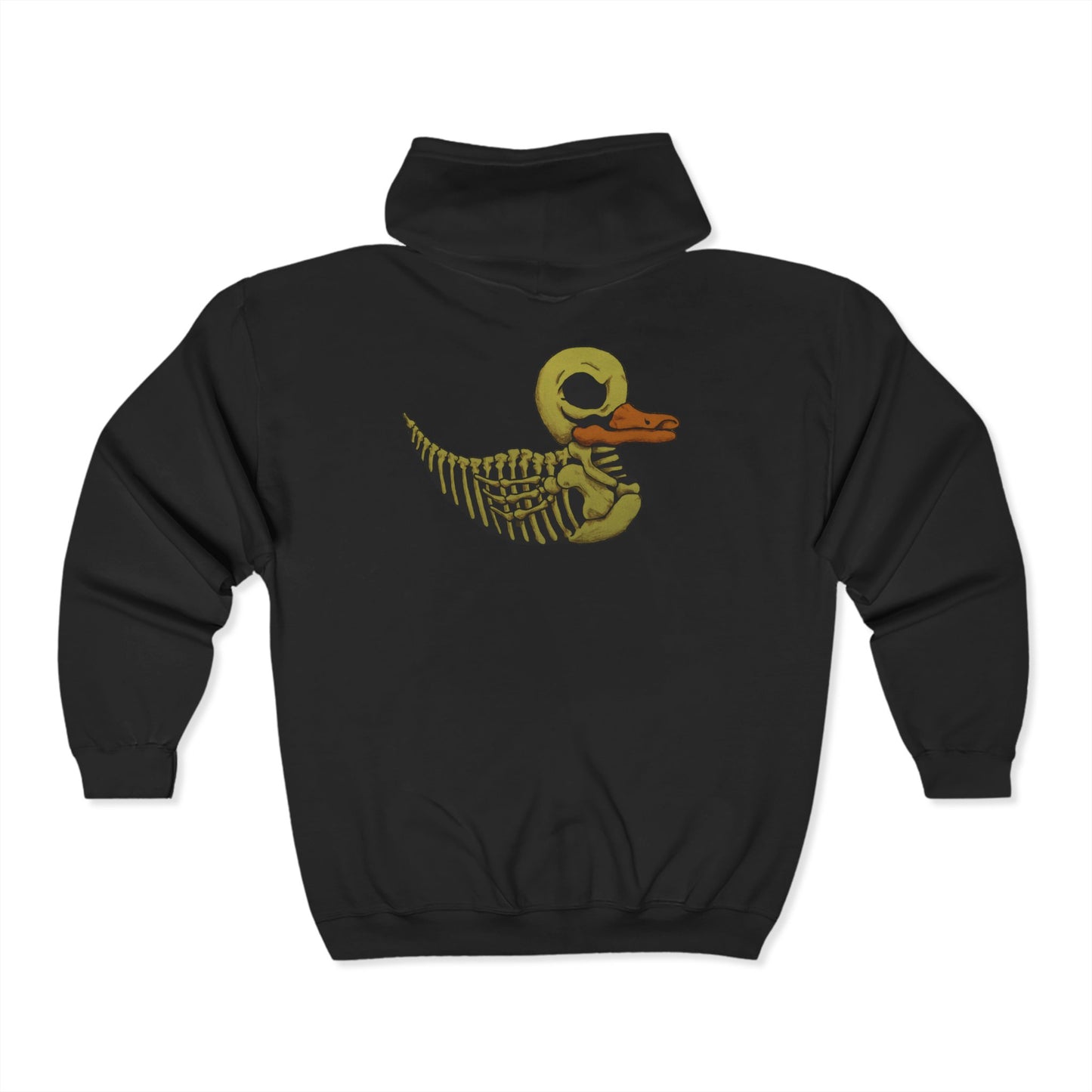 Skele-Rubber-Duck Full Zip Hooded Sweatshirt