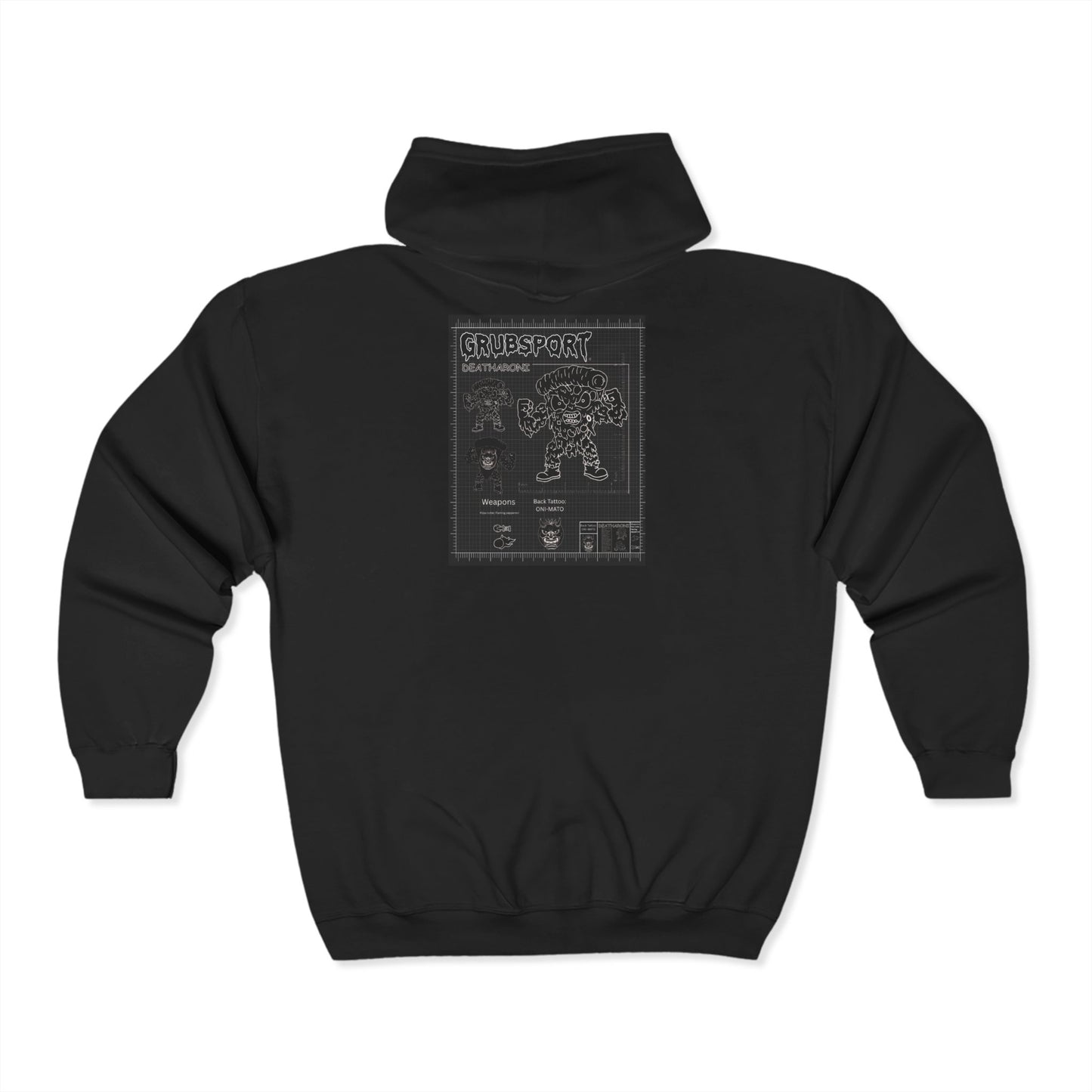 Deatharoni Full Zip Hooded Sweatshirt