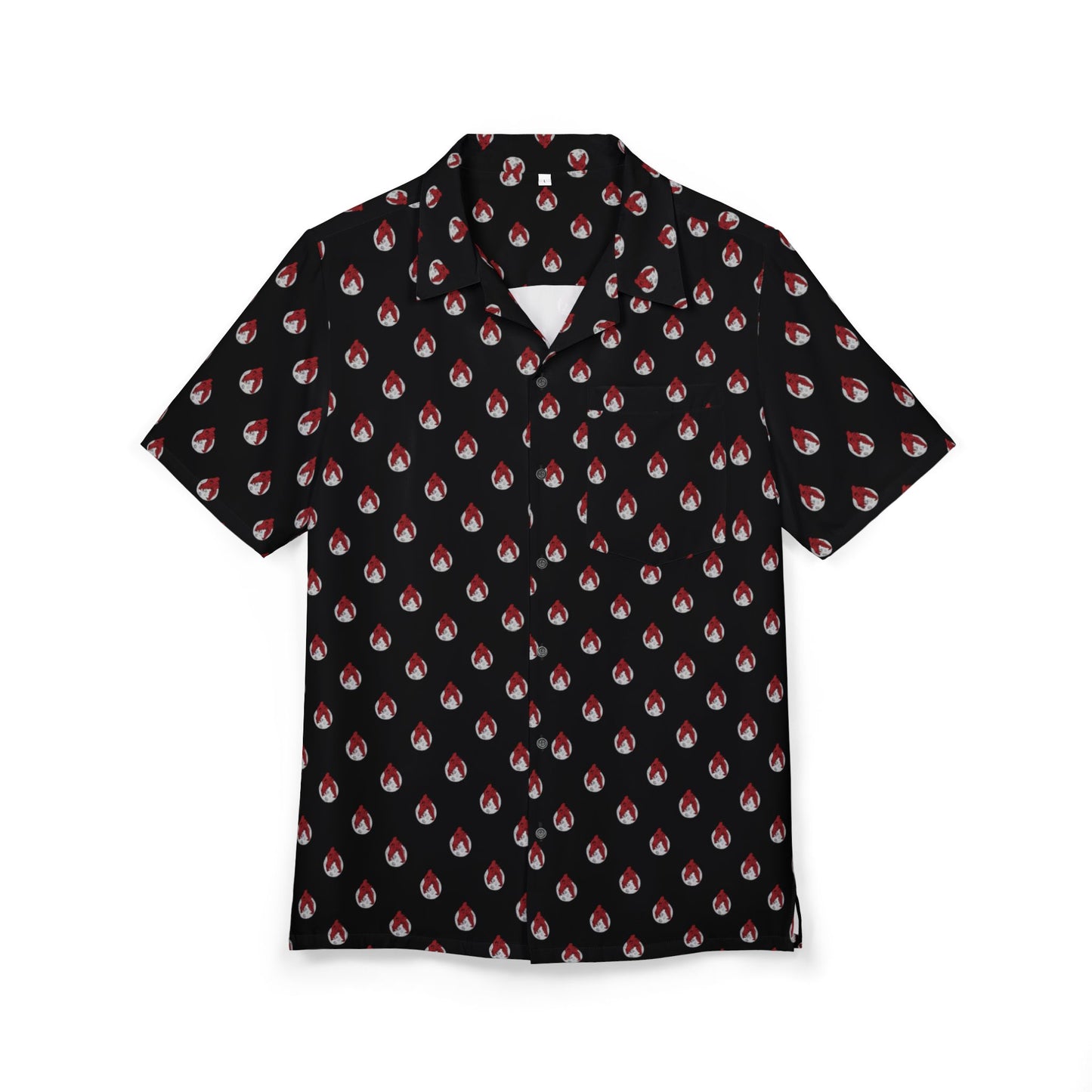 Alpha Red Wolf Button-Down Shirt