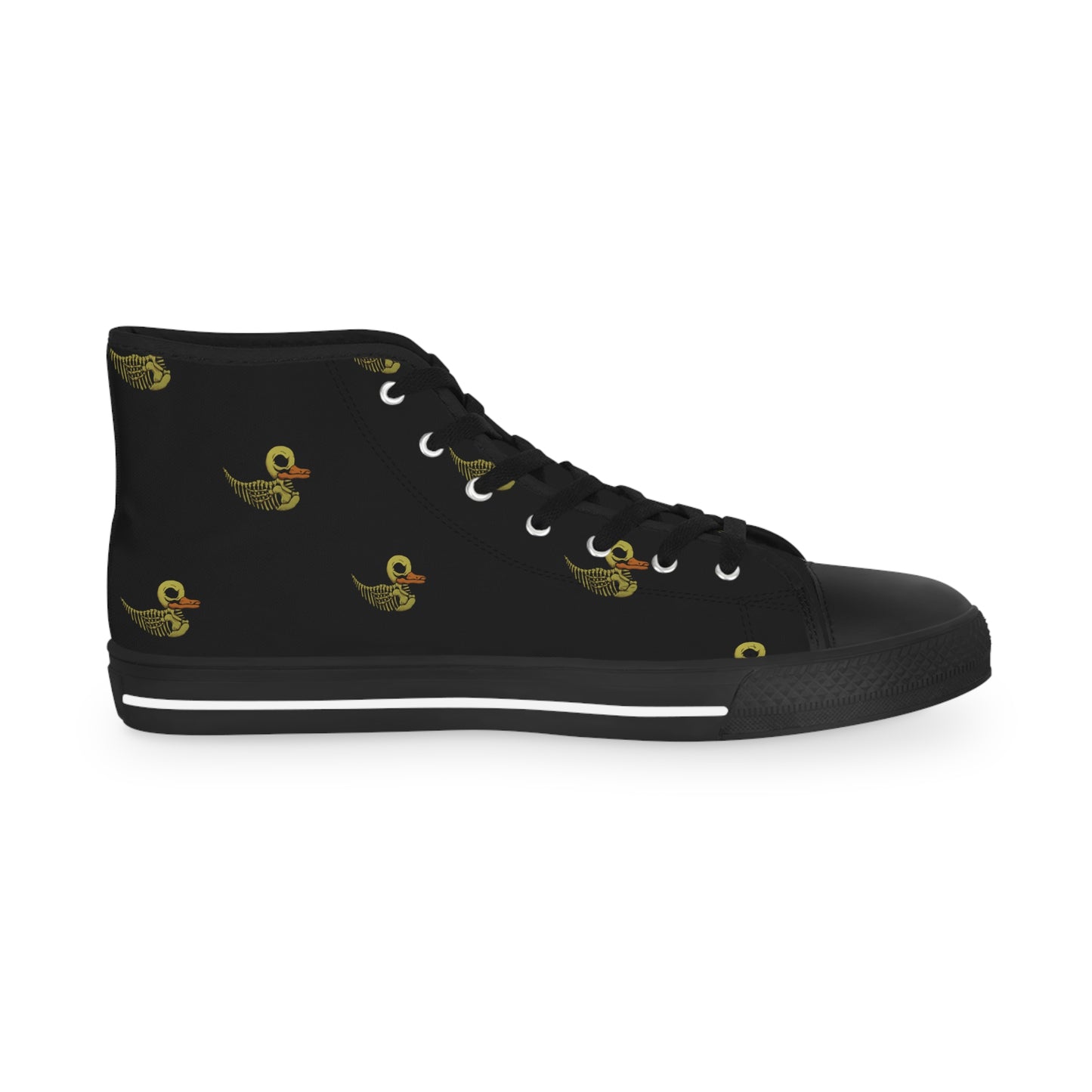 Skele-Rubber-Ducky Men's High Top Sneakers