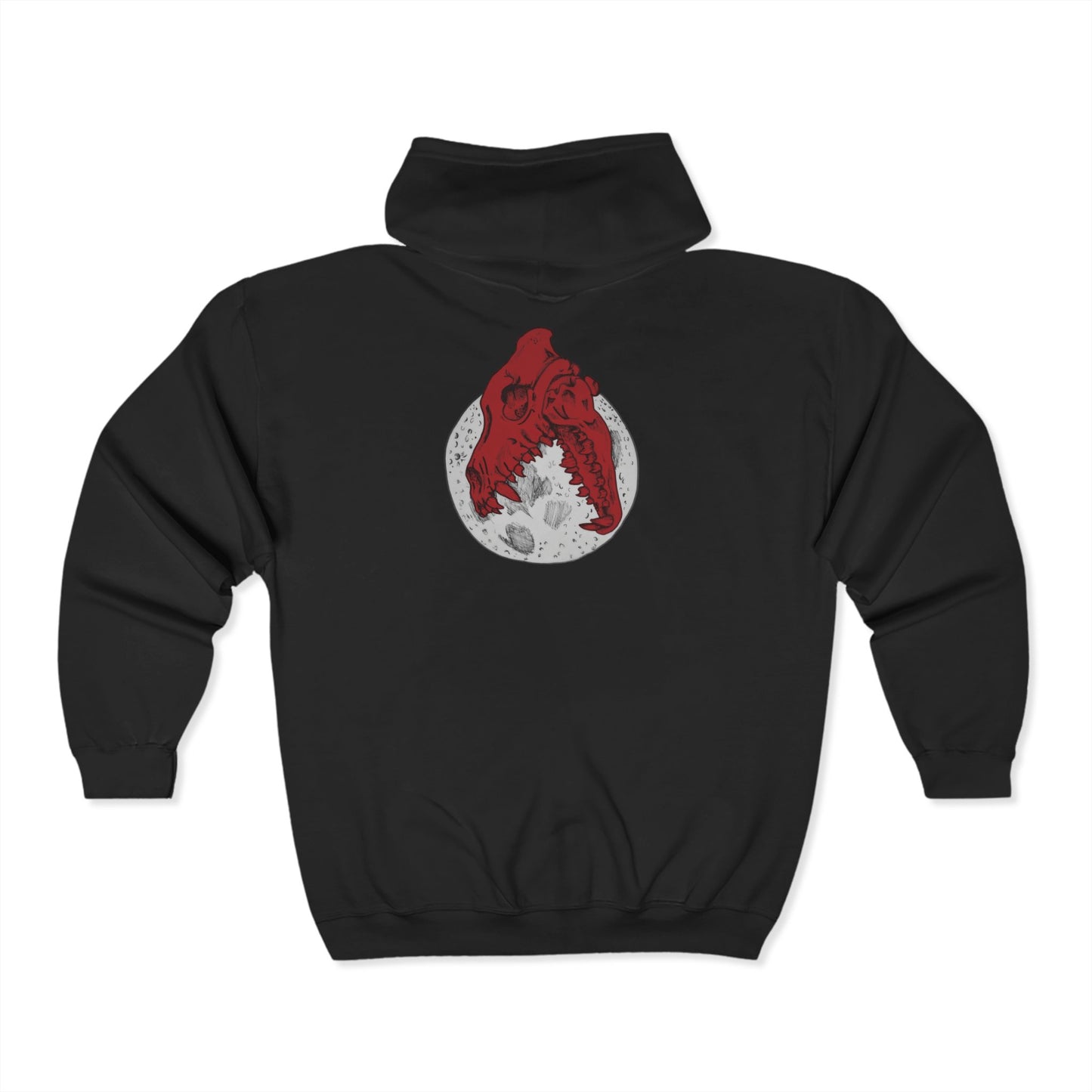 Alpha Red Wolf II Full Zip Hooded Sweatshirt