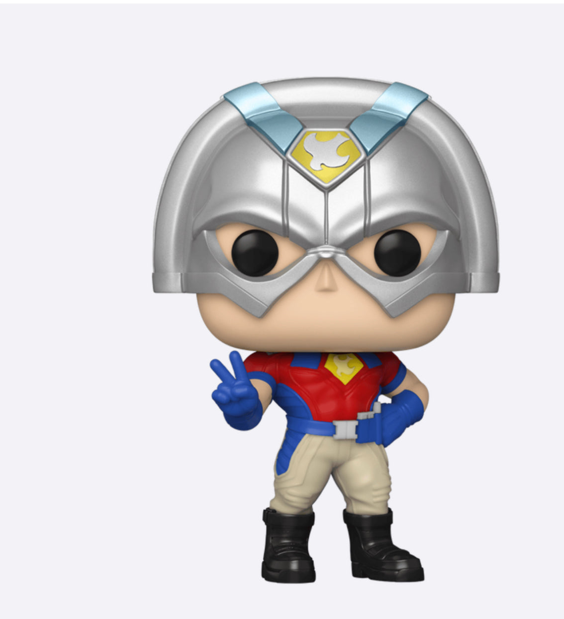 Funko POP! Television #1260 Peacemaker with Peace Sign 2022 Summer Convention Exclusive