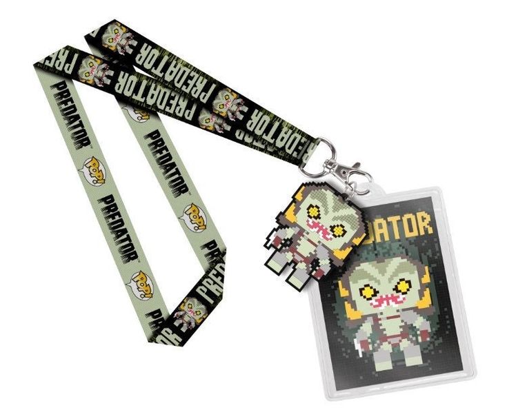 Funko POP! 8-bit #12 & #24 Xenomorph & Predator with Predator Lanyard GameStop Exclusive