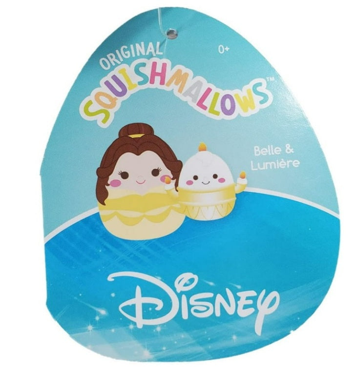 Squishmallow Disney 10” Belle with Lumiere