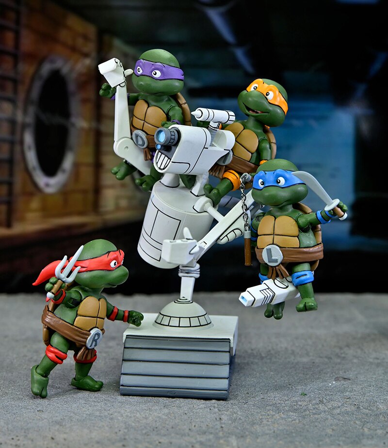 NECA TMNT Cartoon Accessory Set