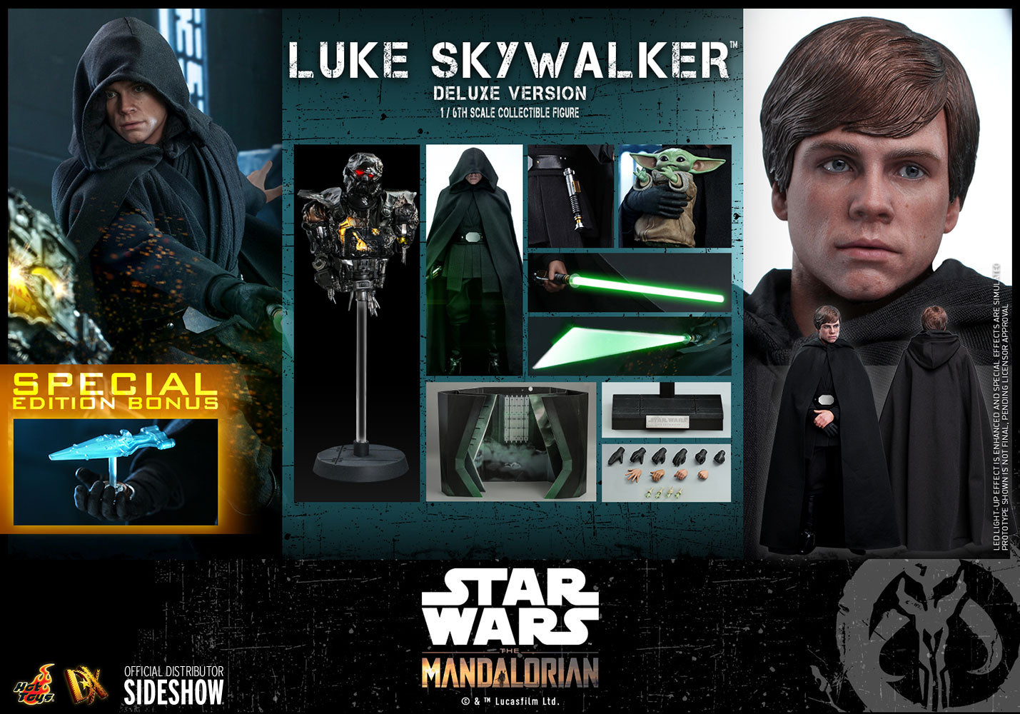 LUKE SKYWALKER (DELUXE VERSION) (SPECIAL EDITION)
Sixth Scale Figure by Hot Toys
