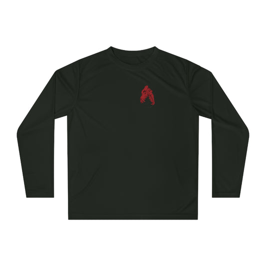 Alpha Red Wolf Long Sleeve Shirt