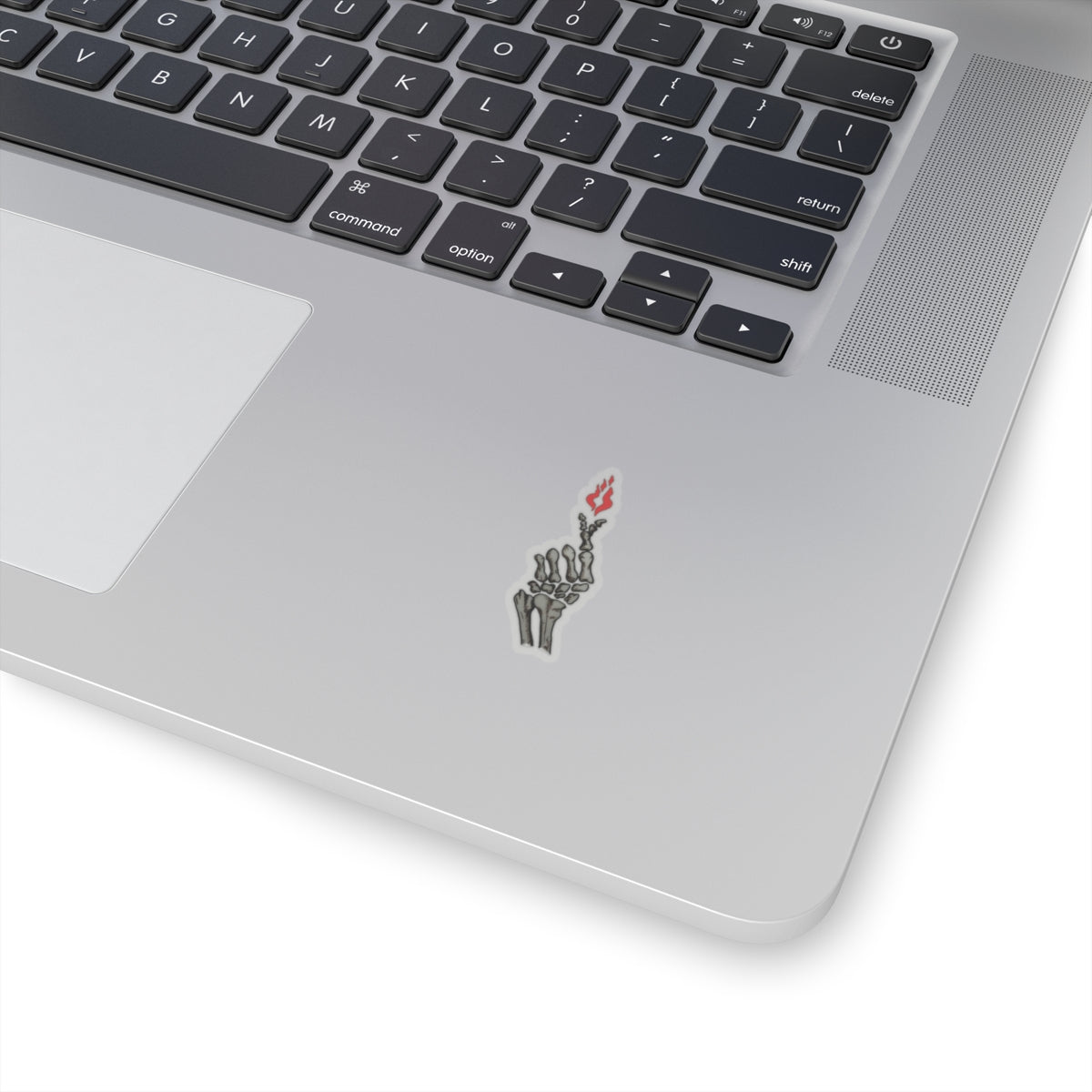 Skeleton Hand Love Sign Kiss-Cut Stickers