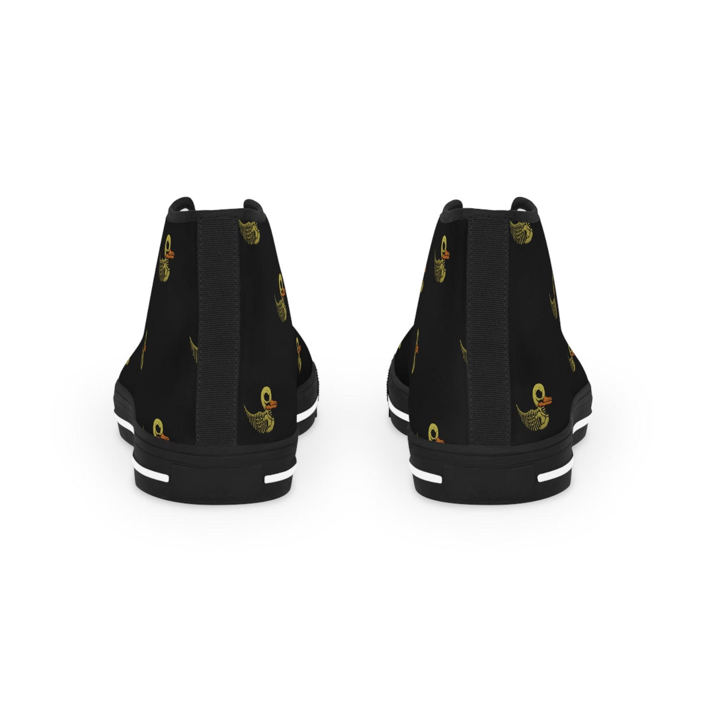Skele-Rubber-Ducky Men's High Top Sneakers