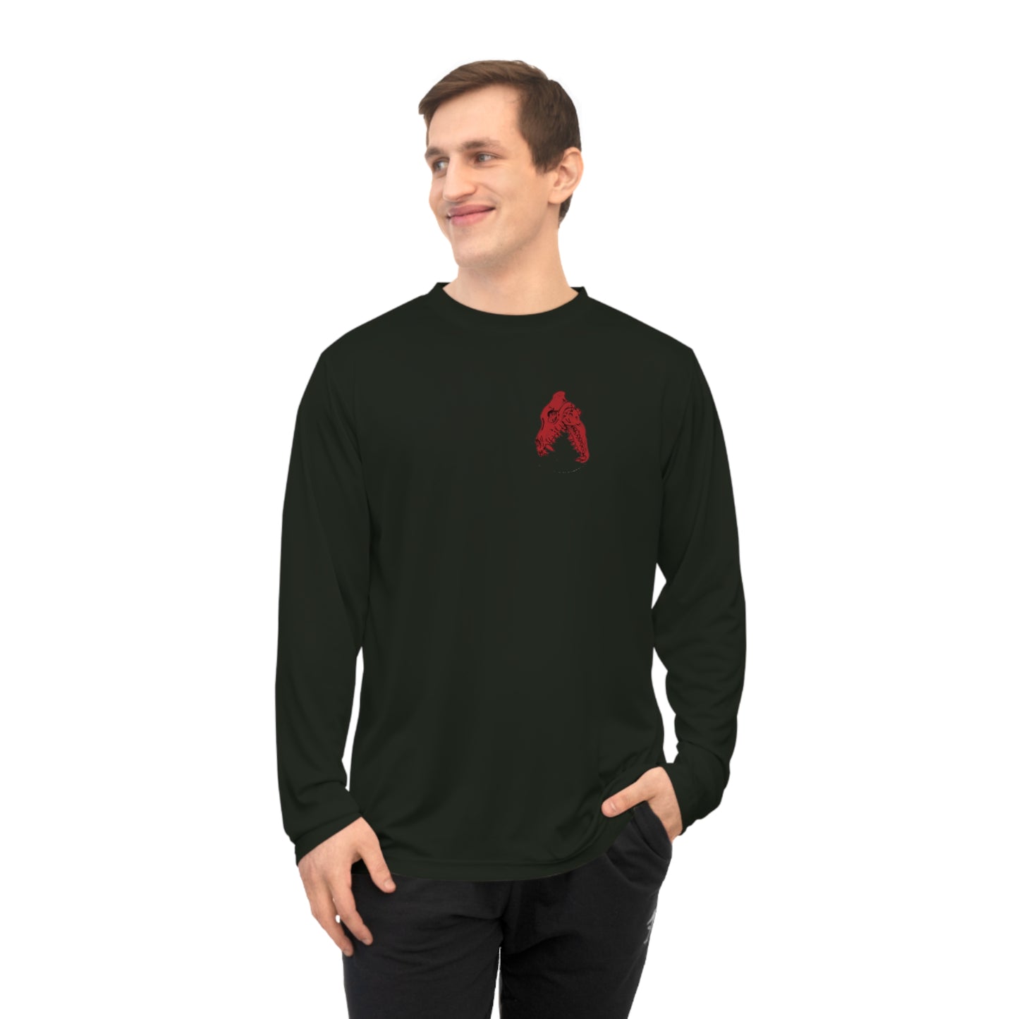 Alpha Red Wolf Long Sleeve Shirt