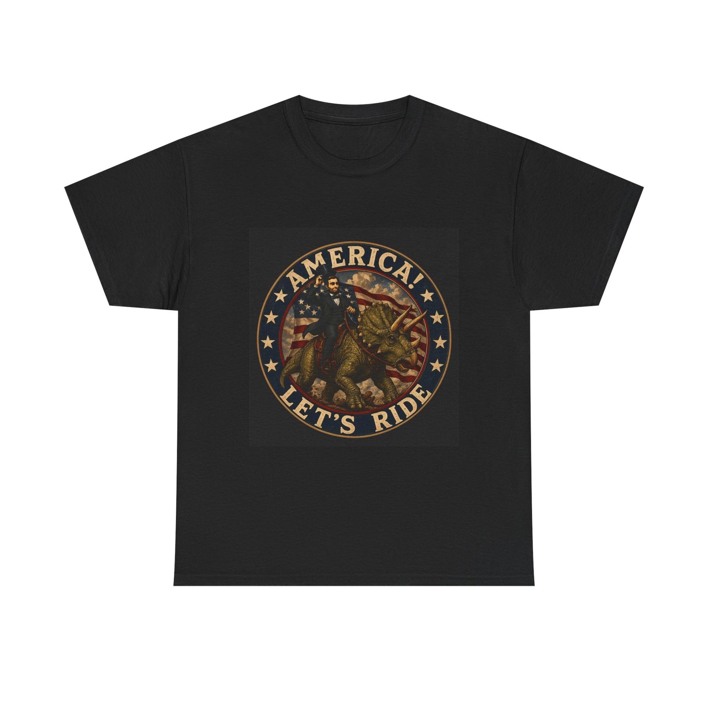 America Let's Ride Abe Tee