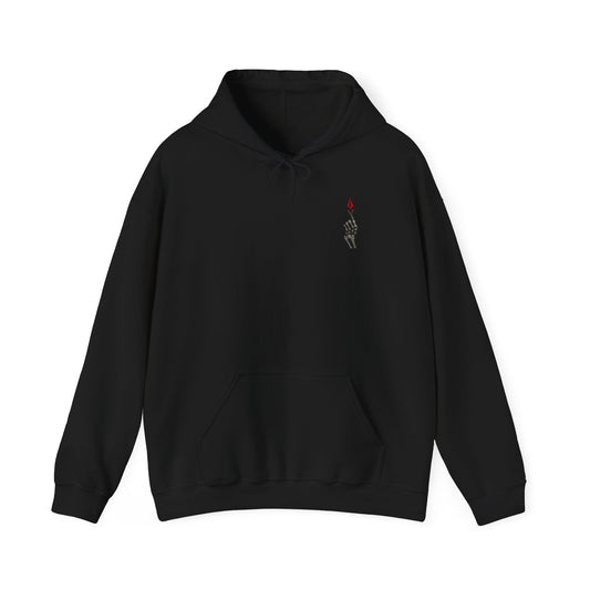 Skeleton Hand Love Sign Hoodie