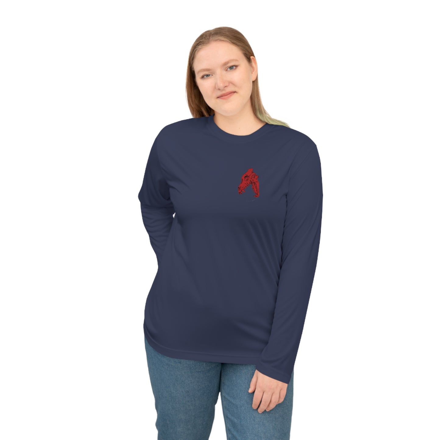 Alpha Red Wolf Long Sleeve Shirt