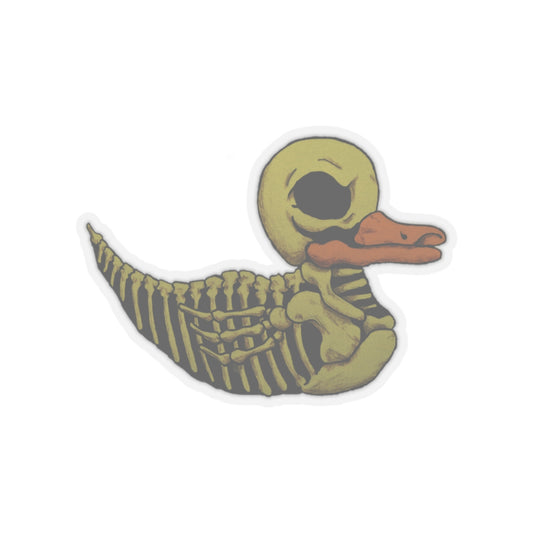 Skele-Rubber-Ducky Kiss-Cut Stickers
