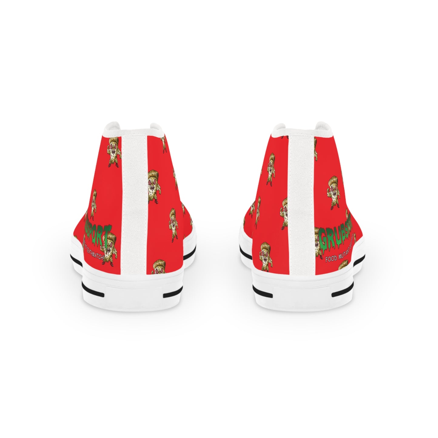 Deatharoni Red Men's High Top Sneakers