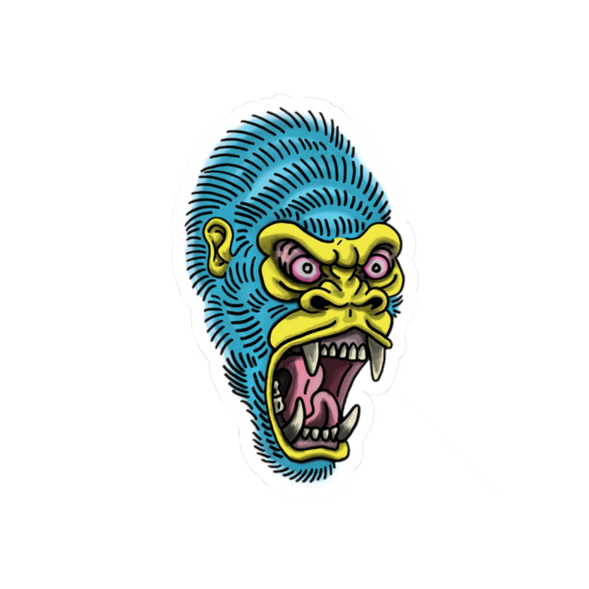 Jorilla Gorilla Kiss-Cut Stickers