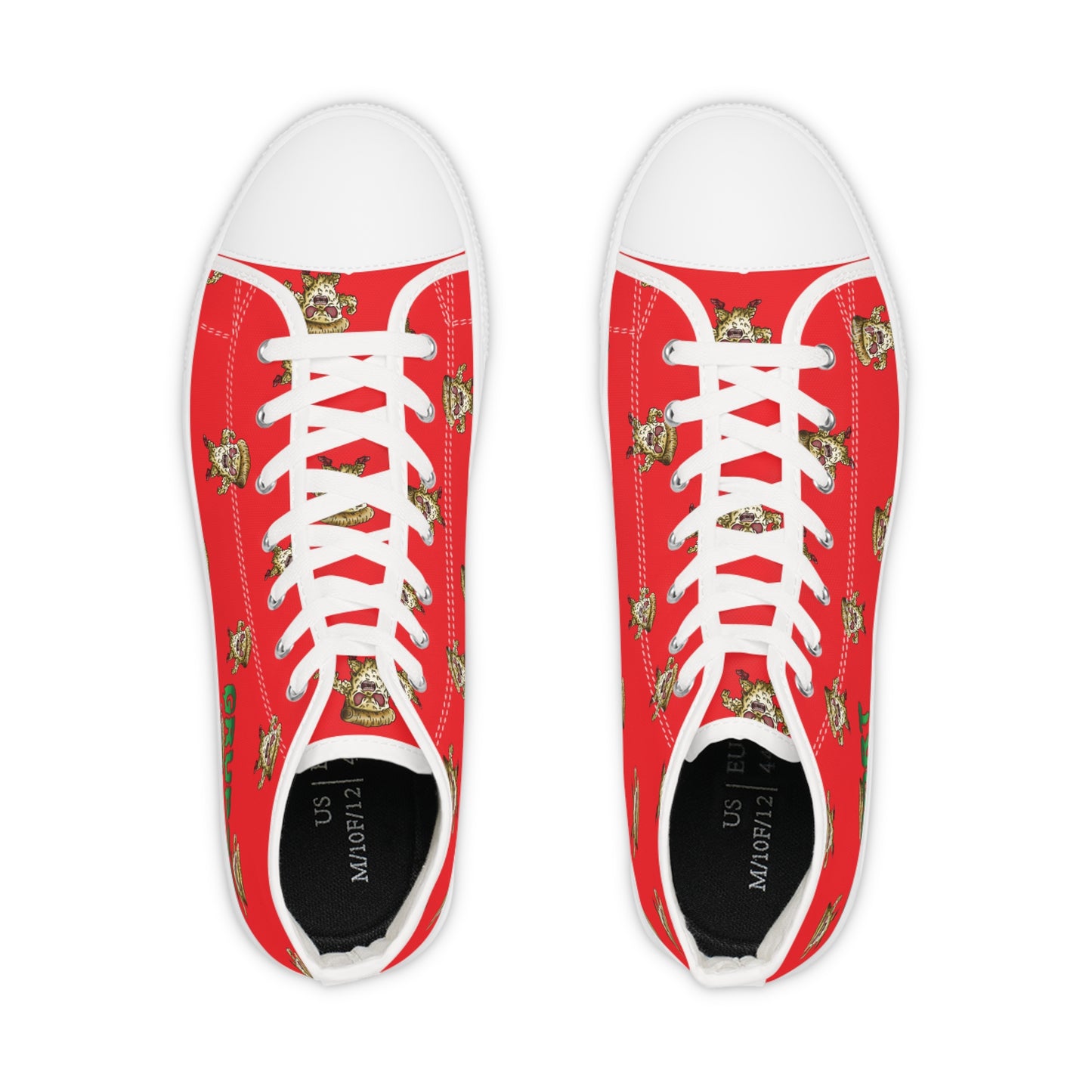 Deatharoni Red Men's High Top Sneakers