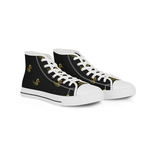 Skele-Rubber-Ducky Men's High Top Sneakers