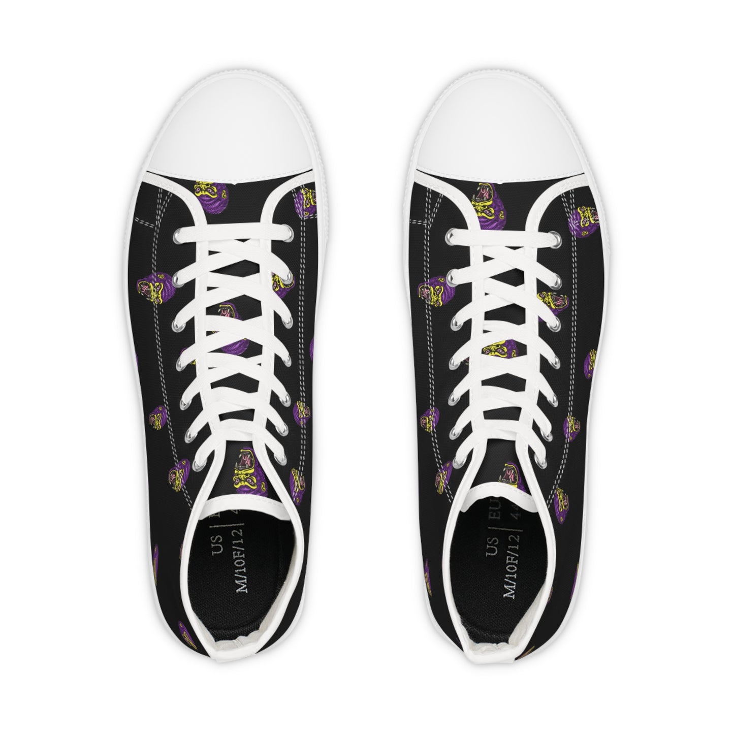 Jorill-A-Tor Black Men's High Top Sneakers