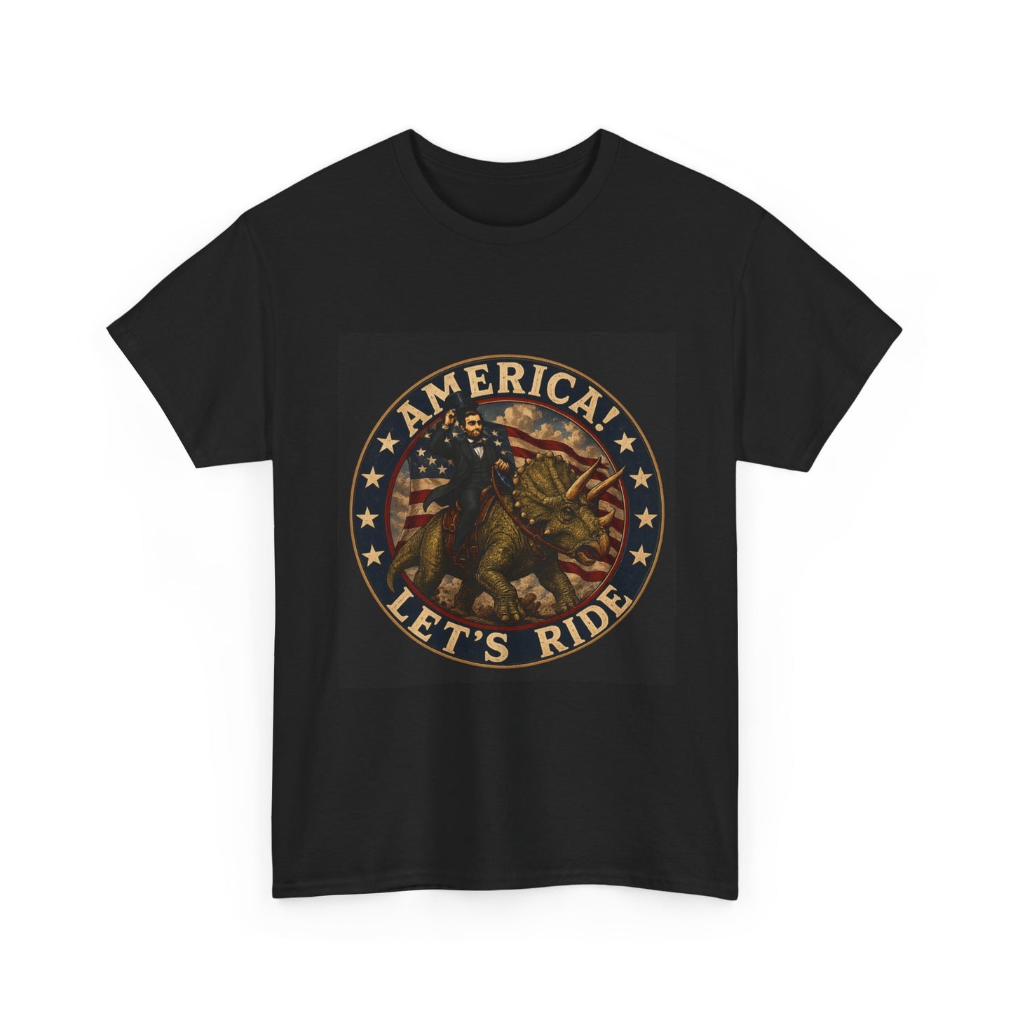 America Let's Ride Abe Tee