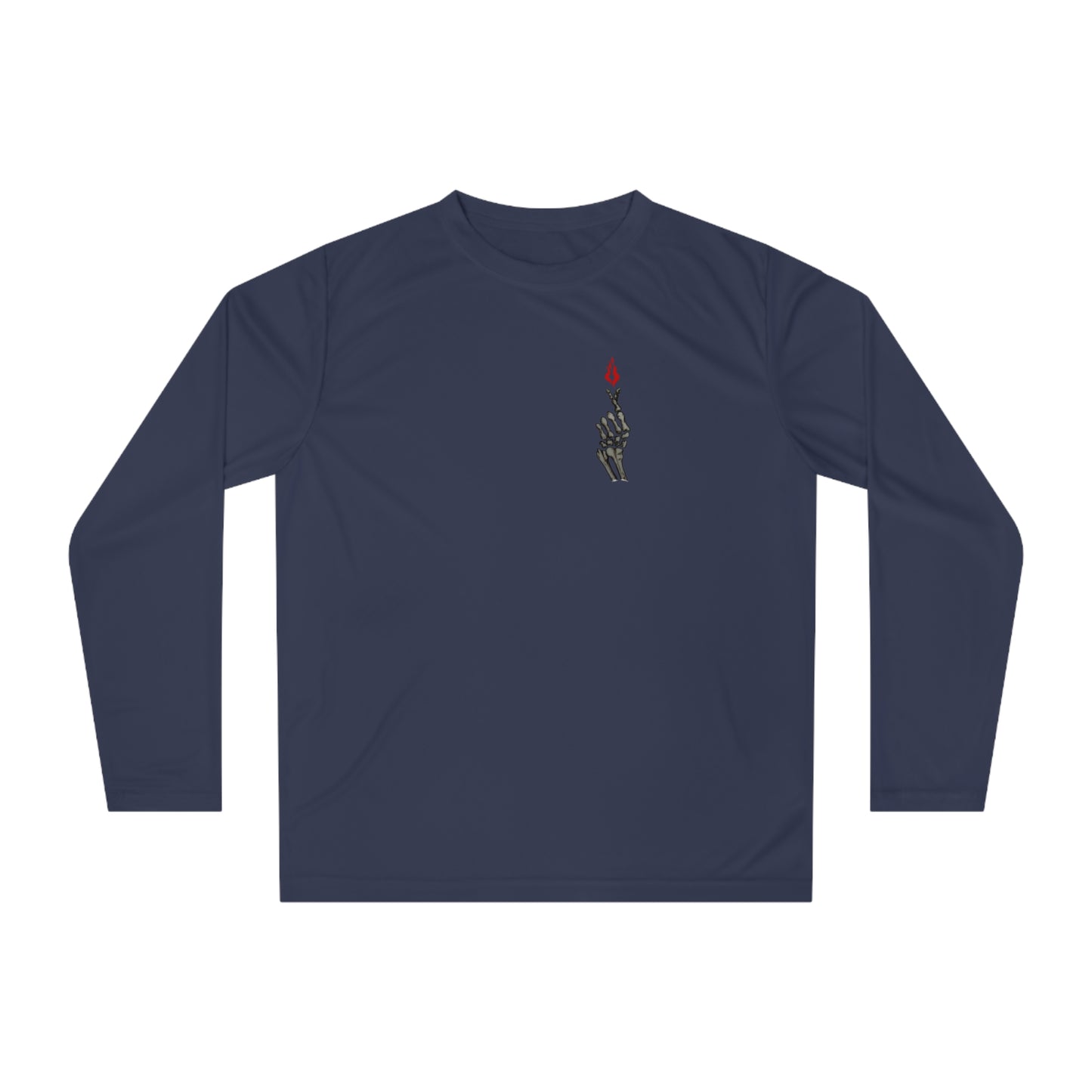 Skeleton Hand Love Sign Long Sleeve Shirt