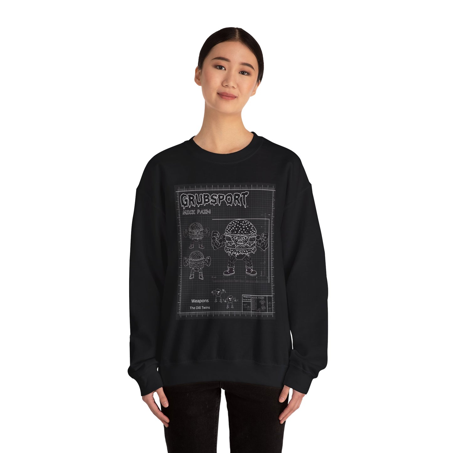 Mick Pain Tech Heavy Blend™ Crewneck Sweatshirt