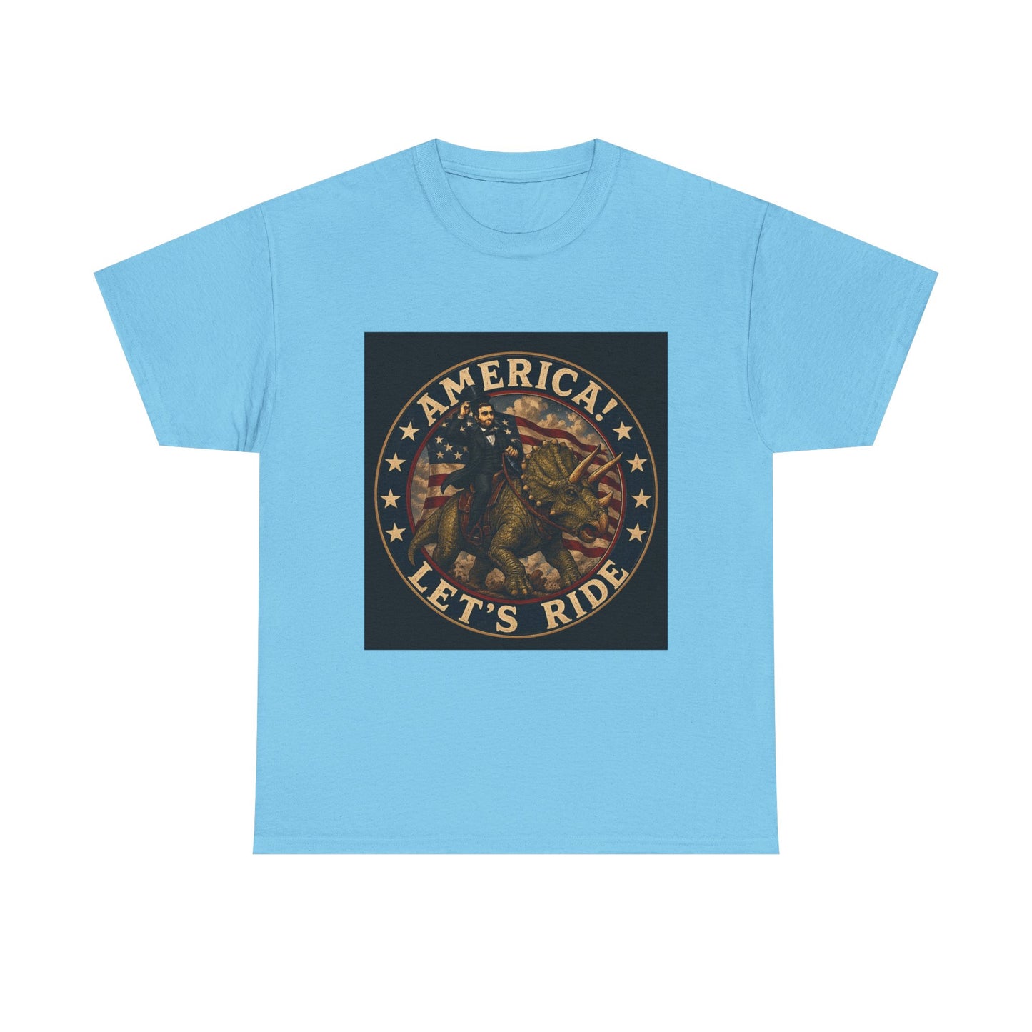 America Let's Ride Abe Tee