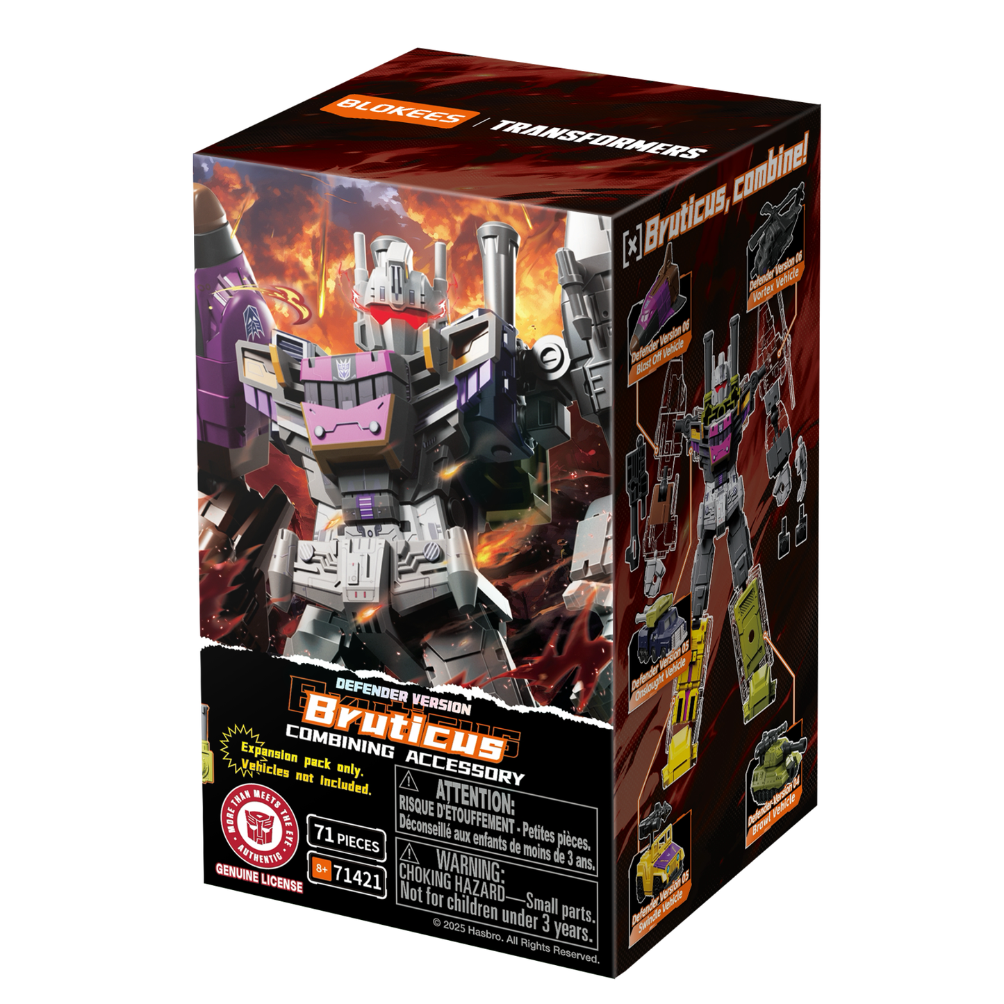 Blokees Transformers Defender Bruticus Combiner Bundle