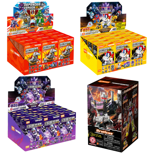Blokees Transformers Defender Bruticus Combiner Bundle