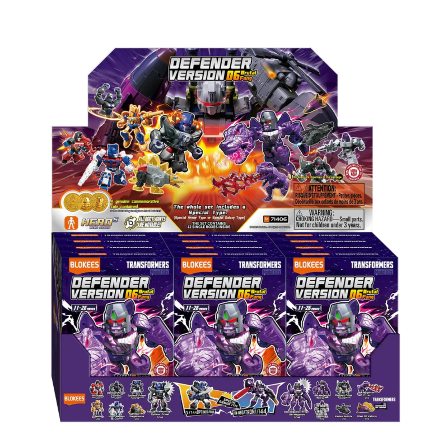 Blokees Transformers Defender 06: Brutal Fang