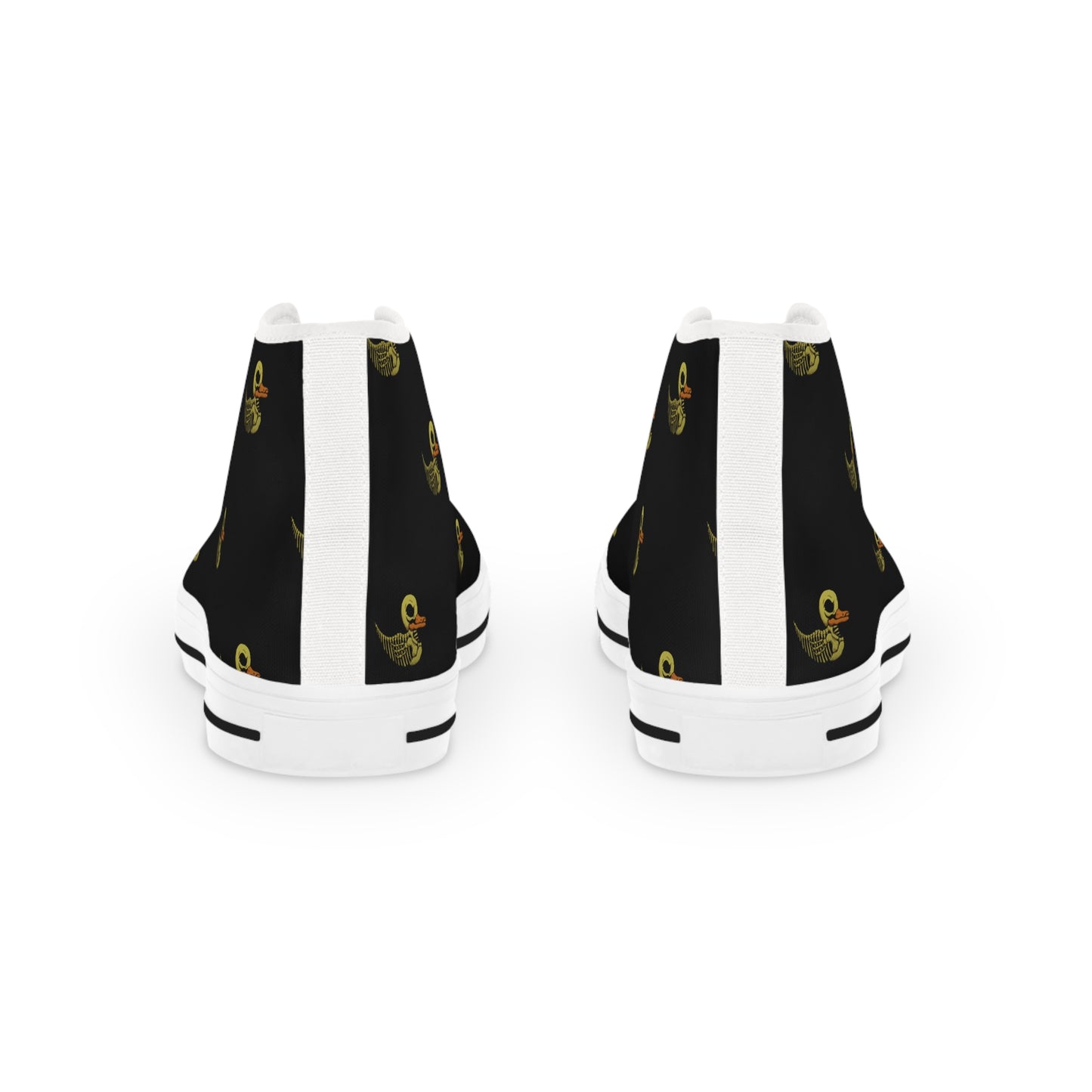 Skele-Rubber-Ducky Men's High Top Sneakers