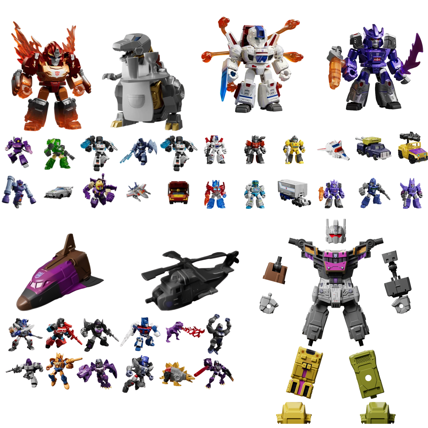Blokees Transformers Defender Bruticus Combiner Bundle