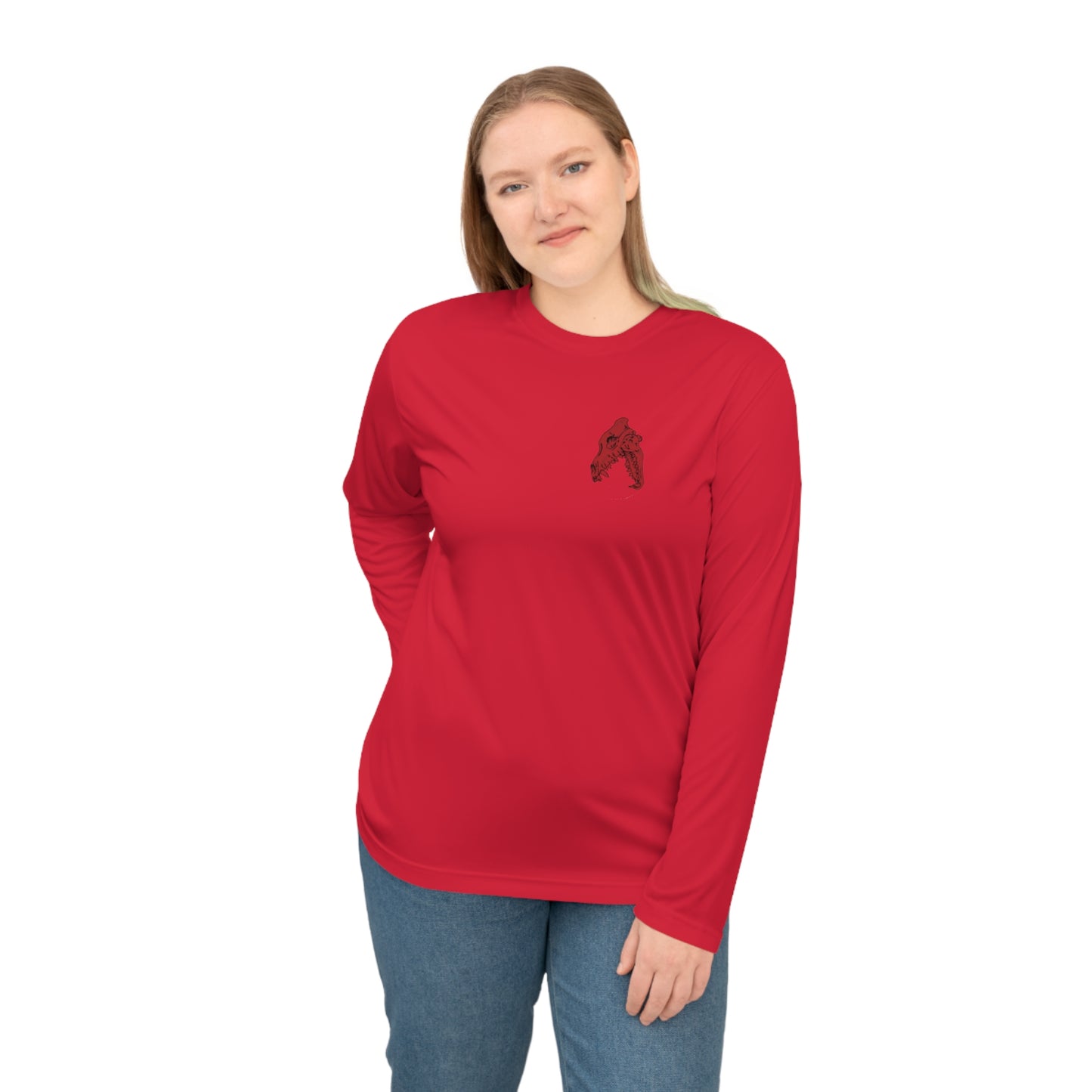 Alpha Red Wolf Long Sleeve Shirt