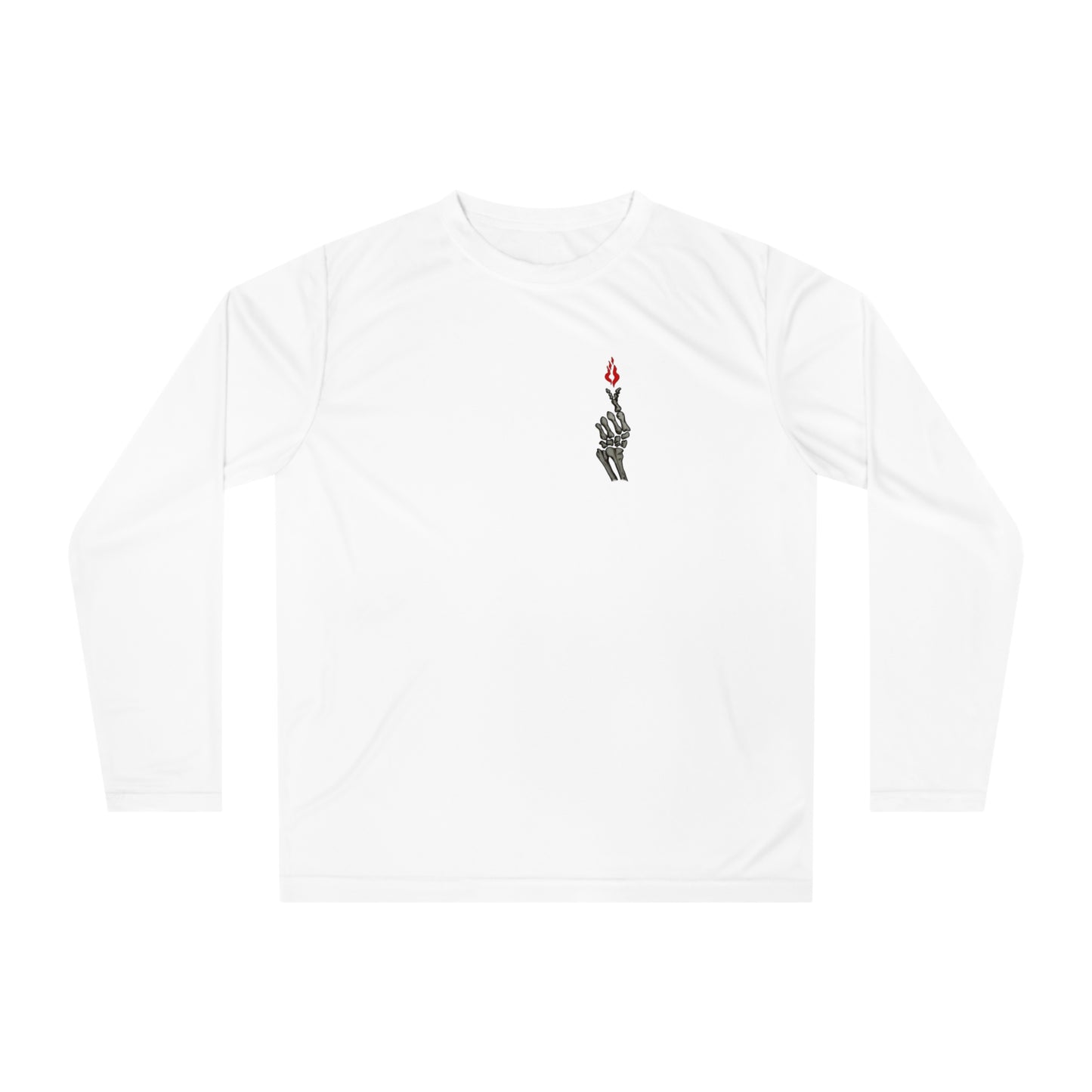Skeleton Hand Love Sign Long Sleeve Shirt