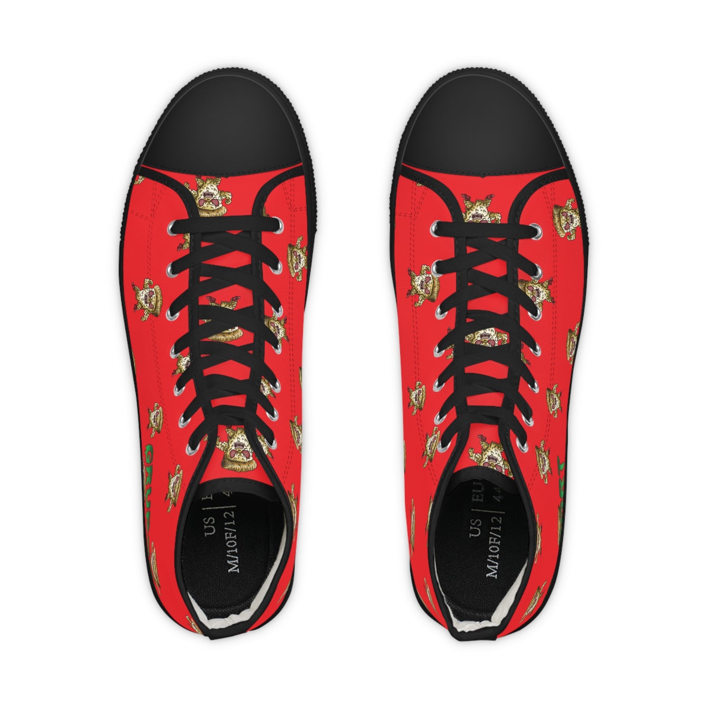 Deatharoni Red Men's High Top Sneakers