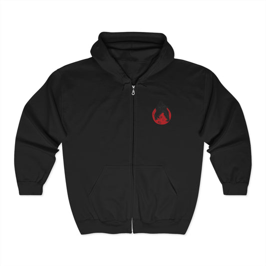 Alpha Blood Moon II Full Zip Hooded Sweatshirt