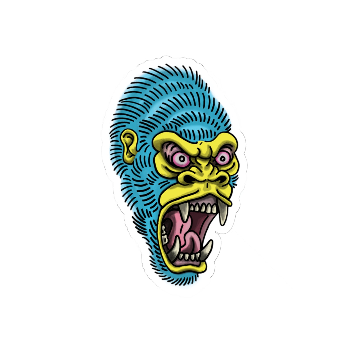 Jorilla Gorilla Kiss-Cut Stickers