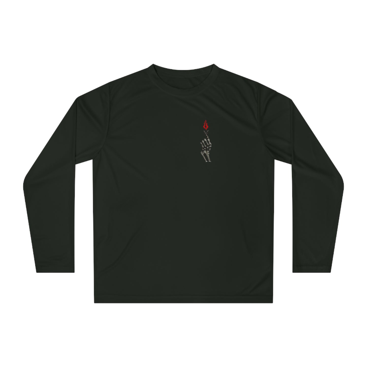 Skeleton Hand Love Sign Long Sleeve Shirt