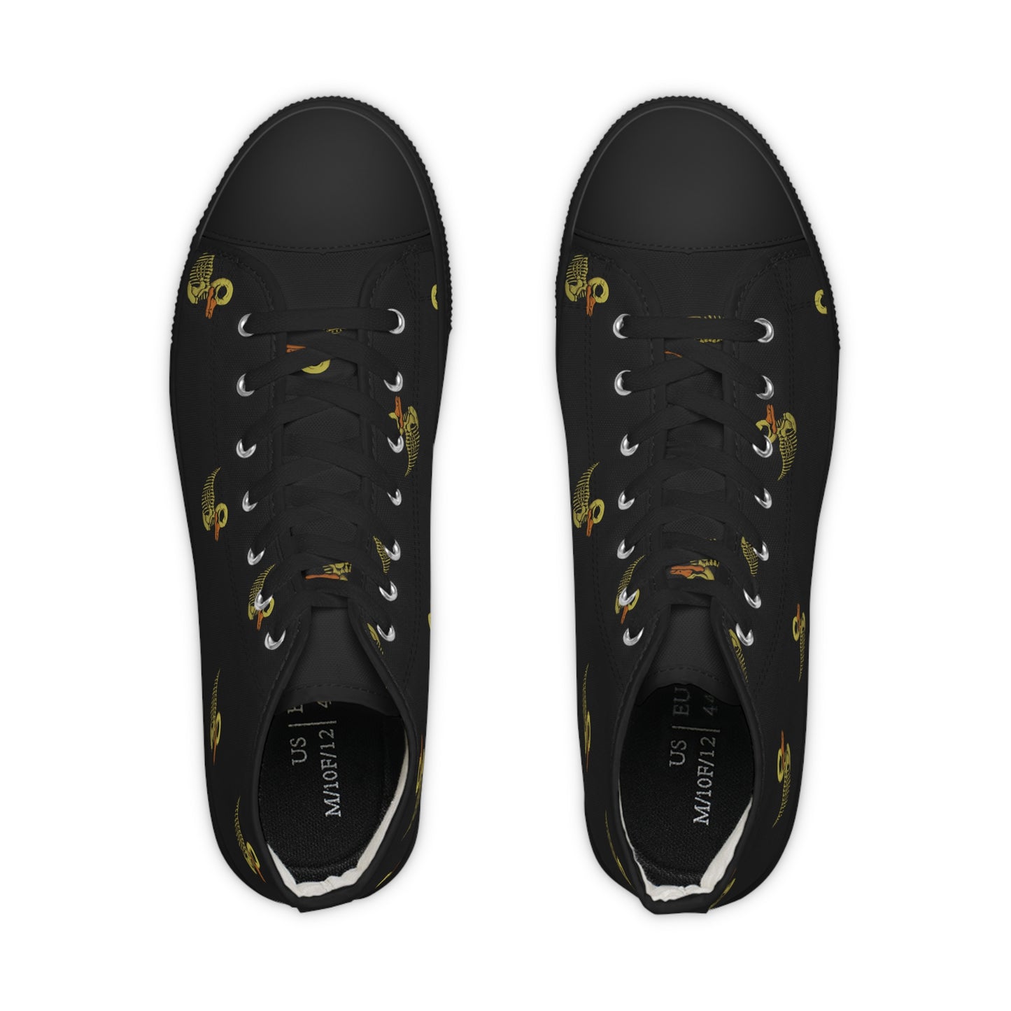 Skele-Rubber-Ducky Men's High Top Sneakers