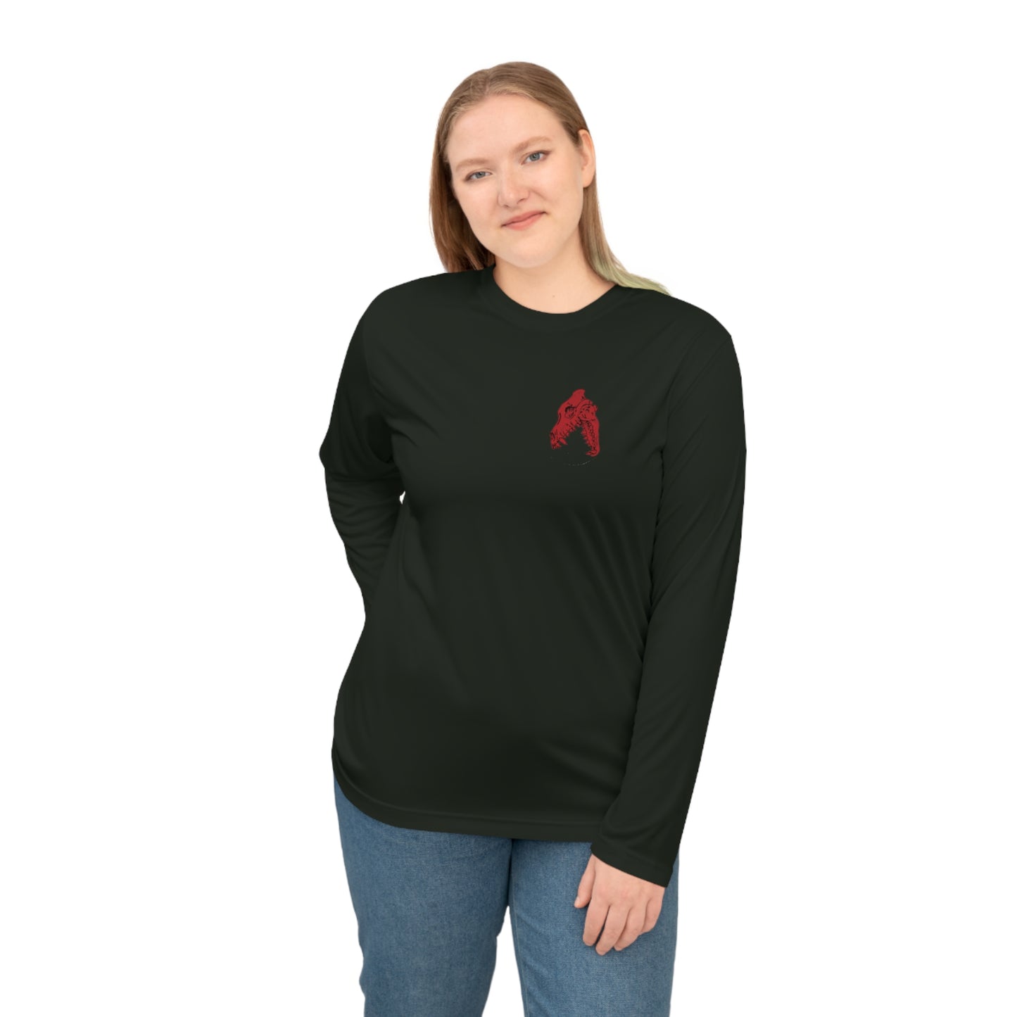 Alpha Red Wolf Long Sleeve Shirt
