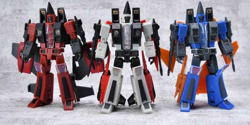 MS-B30 Jet Fighter Team Cone Heads Thrust, Dirge & Ramjet Set of 3