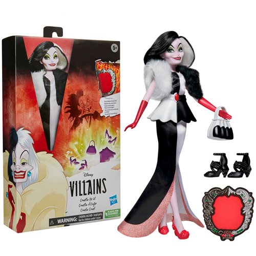 Disney Villains Cruella De Vil Fashion Doll