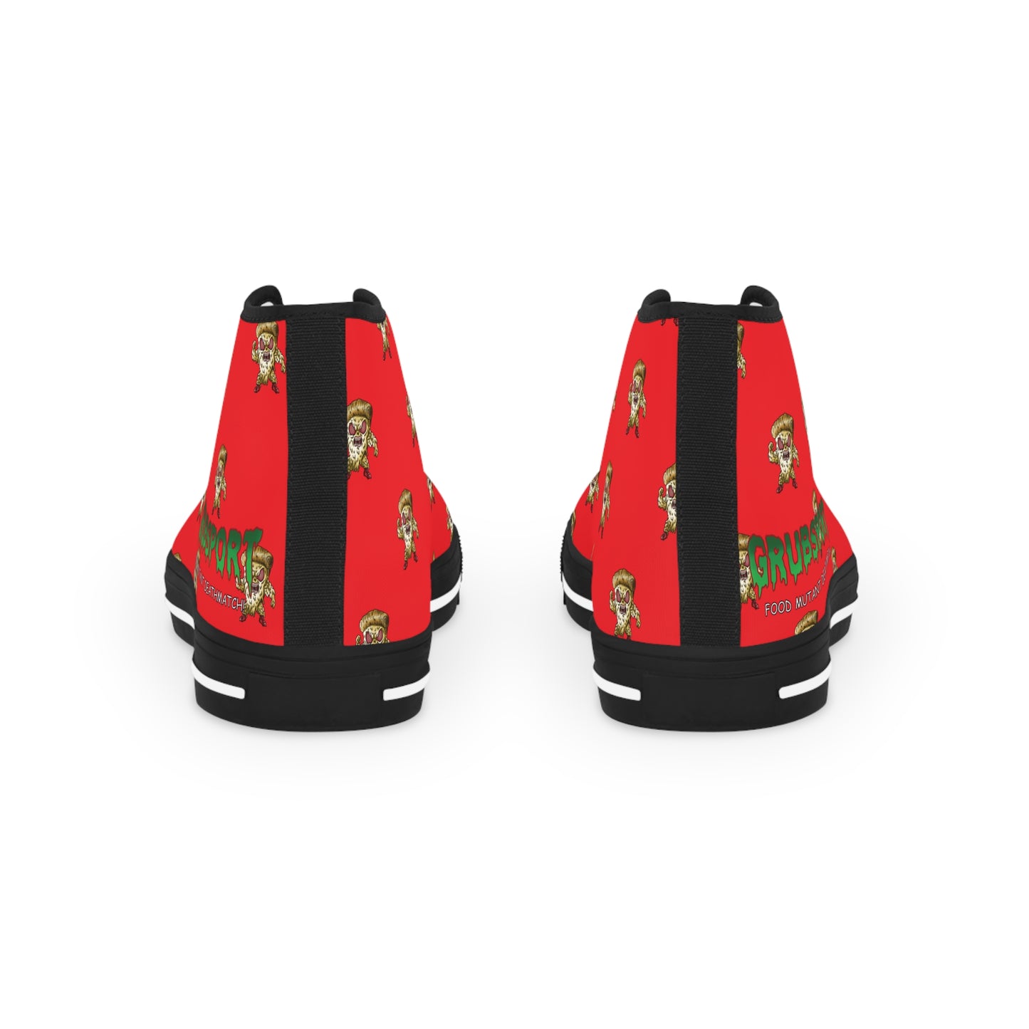 Deatharoni Red Men's High Top Sneakers