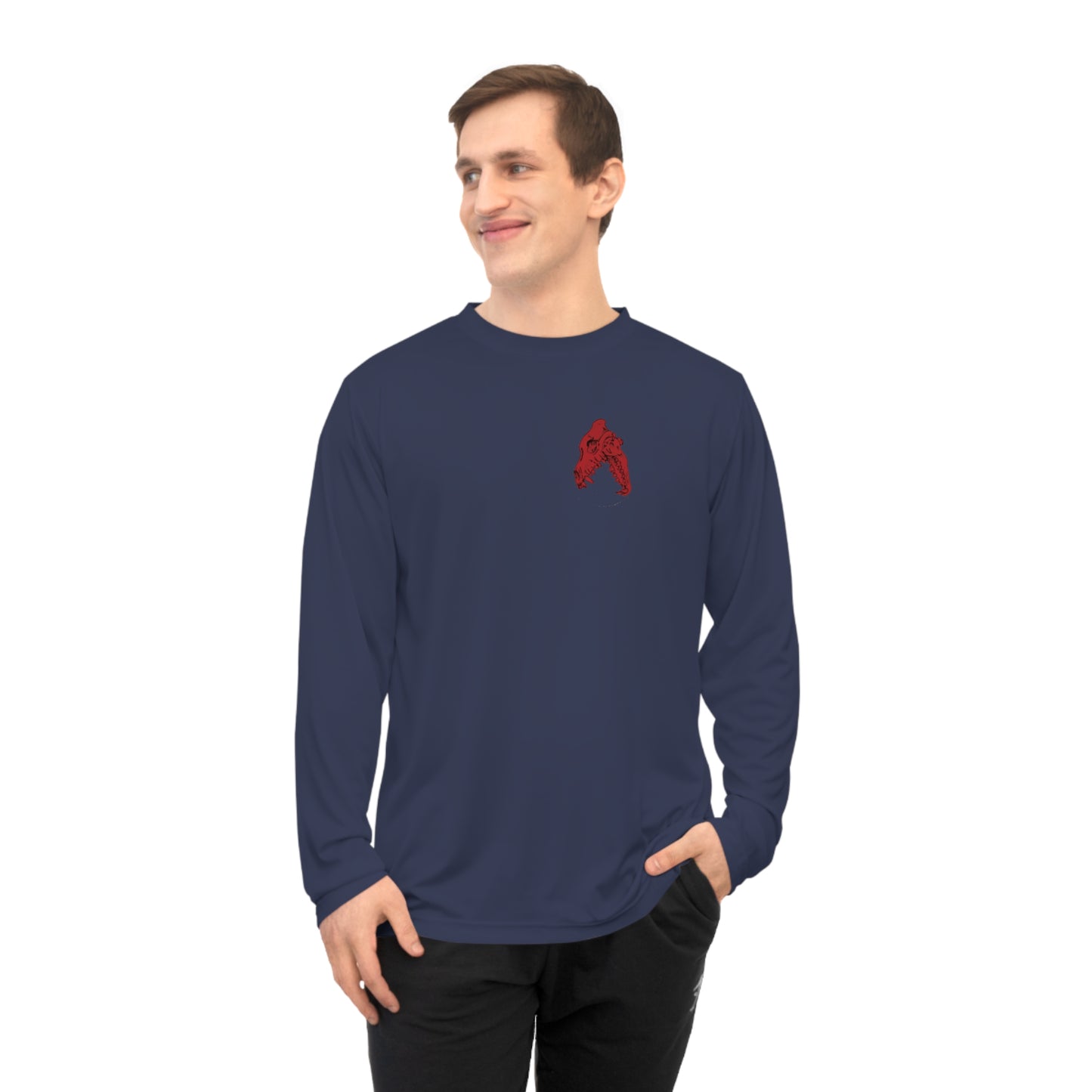 Alpha Red Wolf Long Sleeve Shirt
