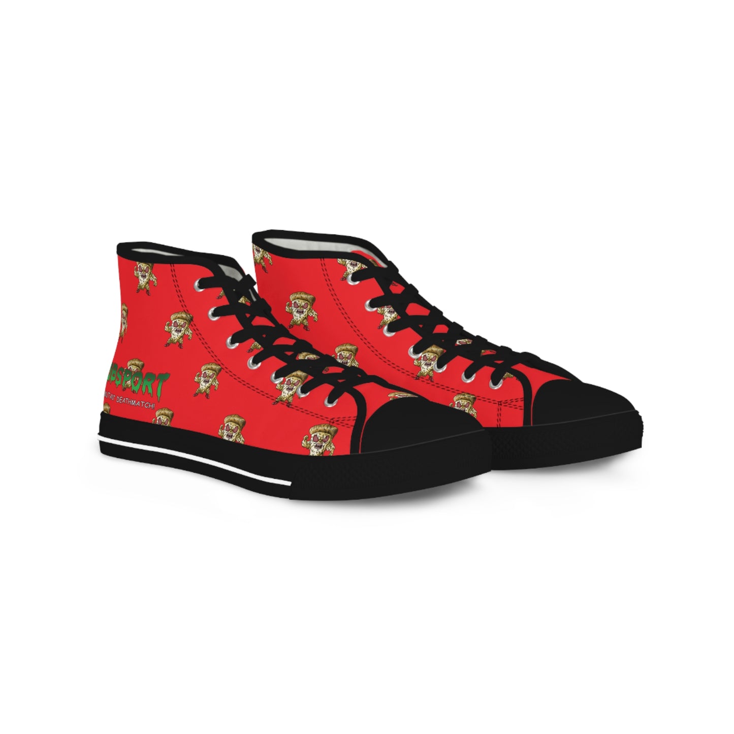 Deatharoni Red Men's High Top Sneakers