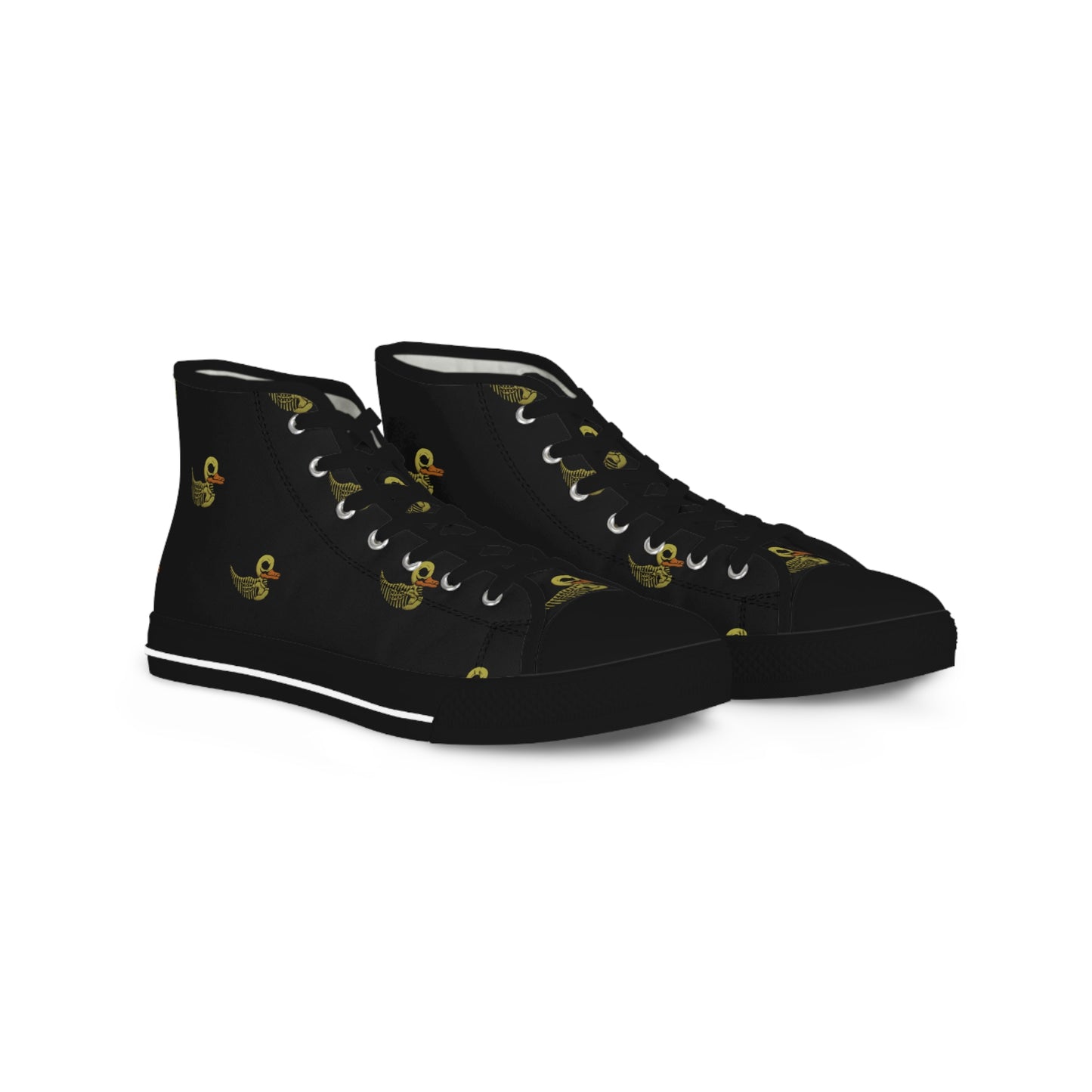 Skele-Rubber-Ducky Men's High Top Sneakers
