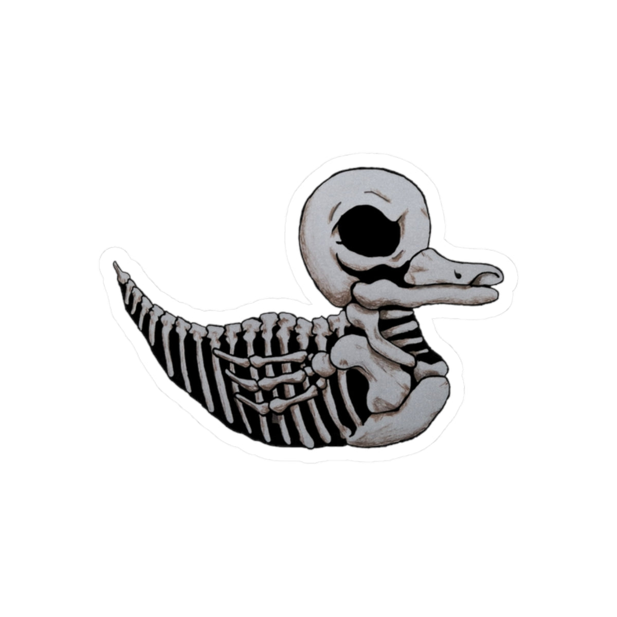 Skeleduck Kiss-Cut Stickers