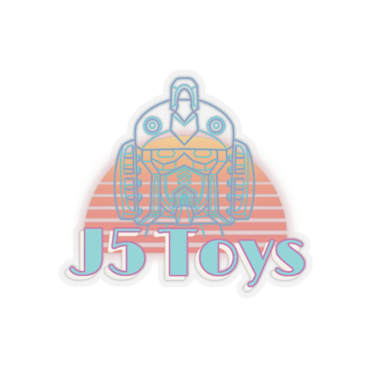 J5 Toys sun rise Kiss-Cut Stickers